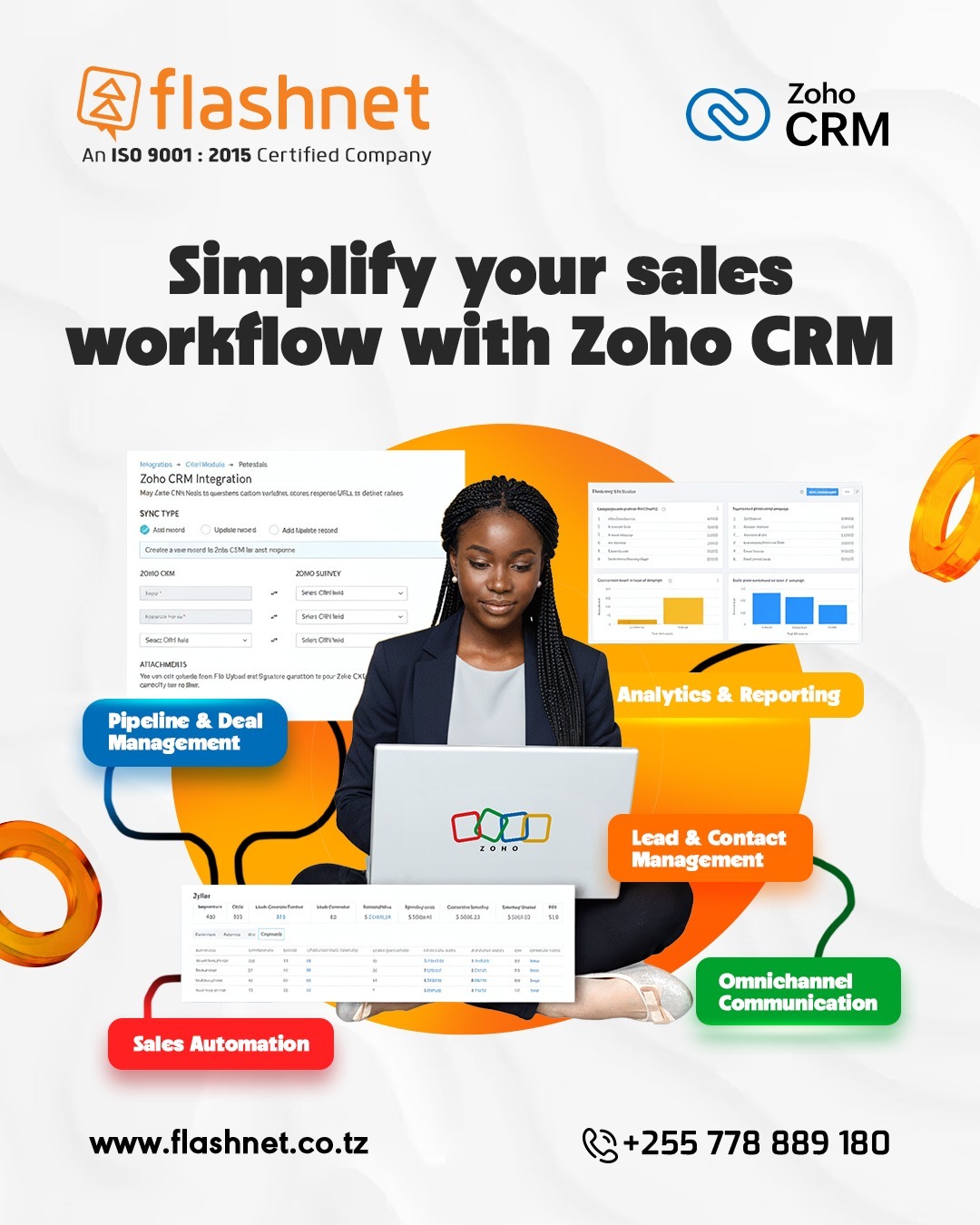 Streamline your sales journey with Zoho CRM