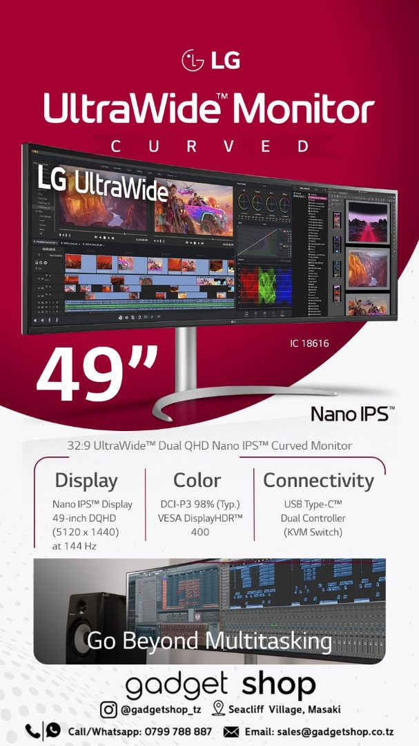 New Arrivals – LG 49” Ultrawide Curved Monitors