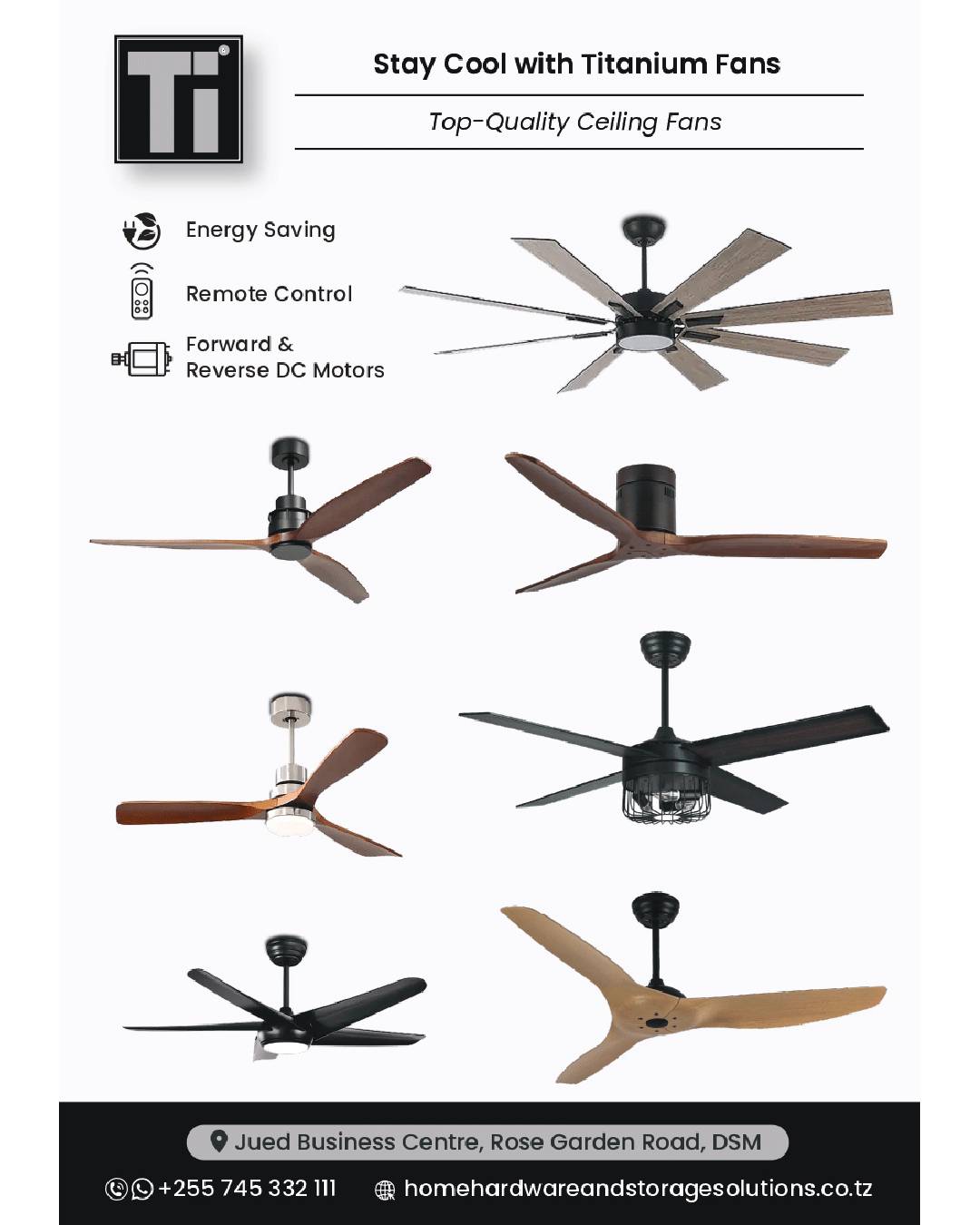 Titanium Ceiling Fans