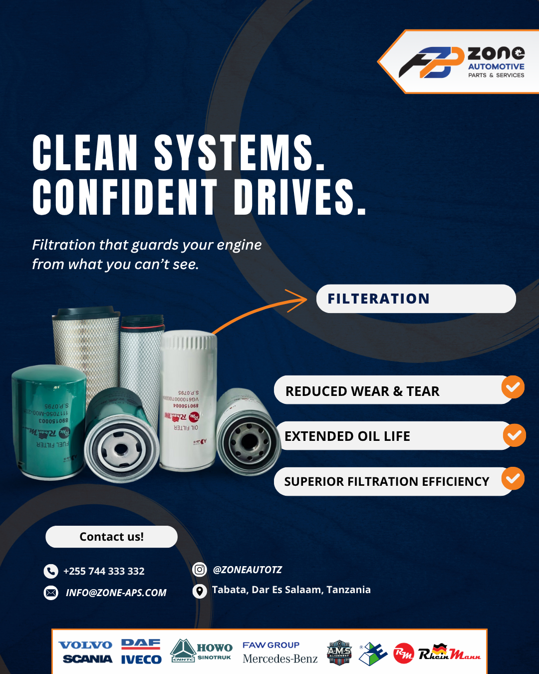 Reduces wear and tear across engine components