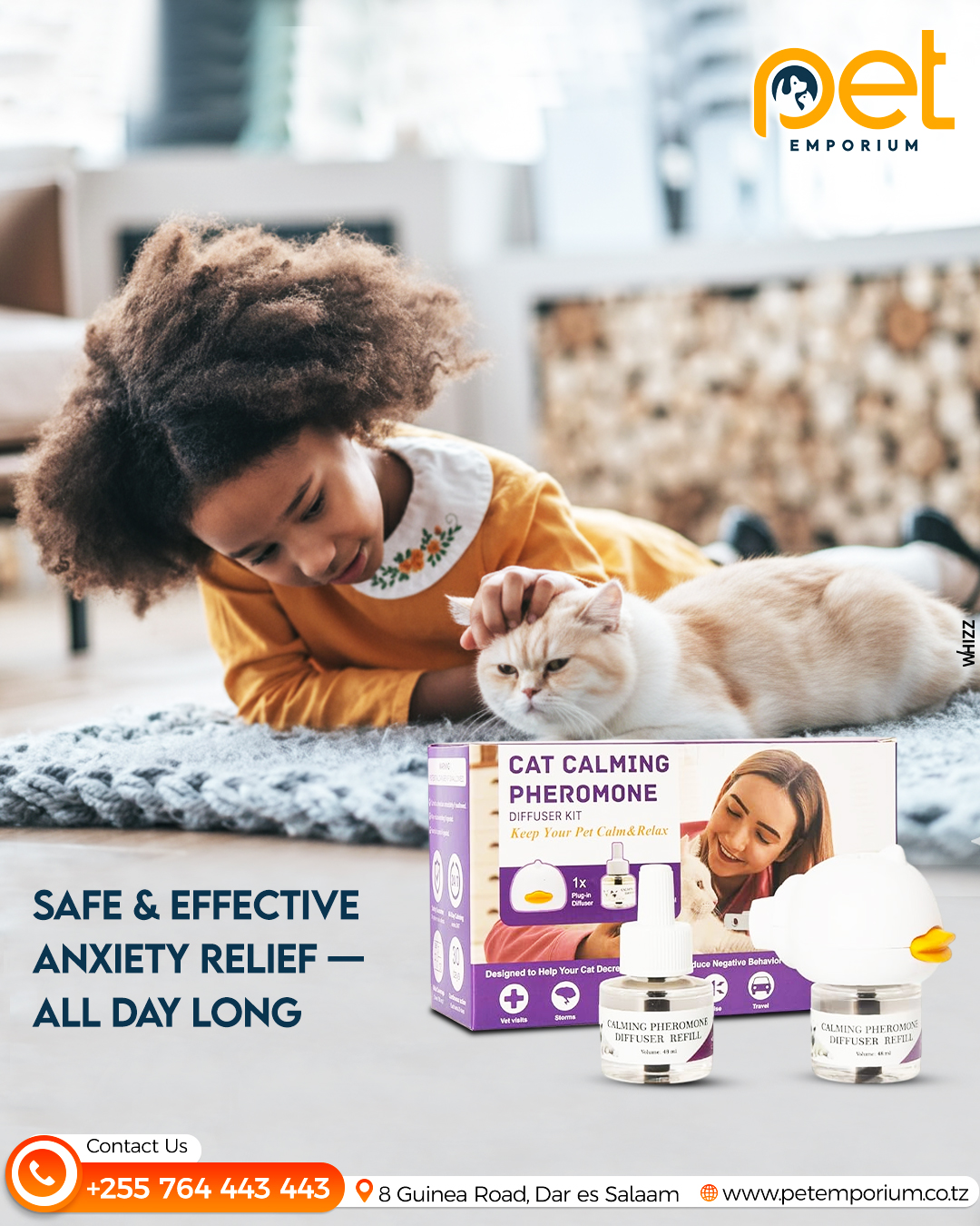 Cat Calming Pheromone Diffuser Kit