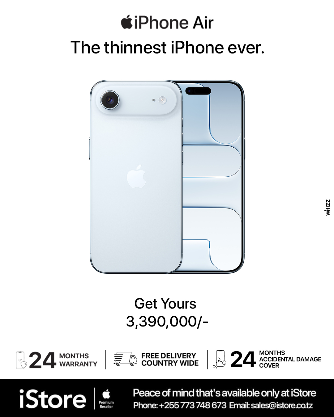 iPhone Air: Light. Thin. Powerful.