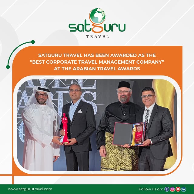 Award for “Best Corporate Travel Management Company