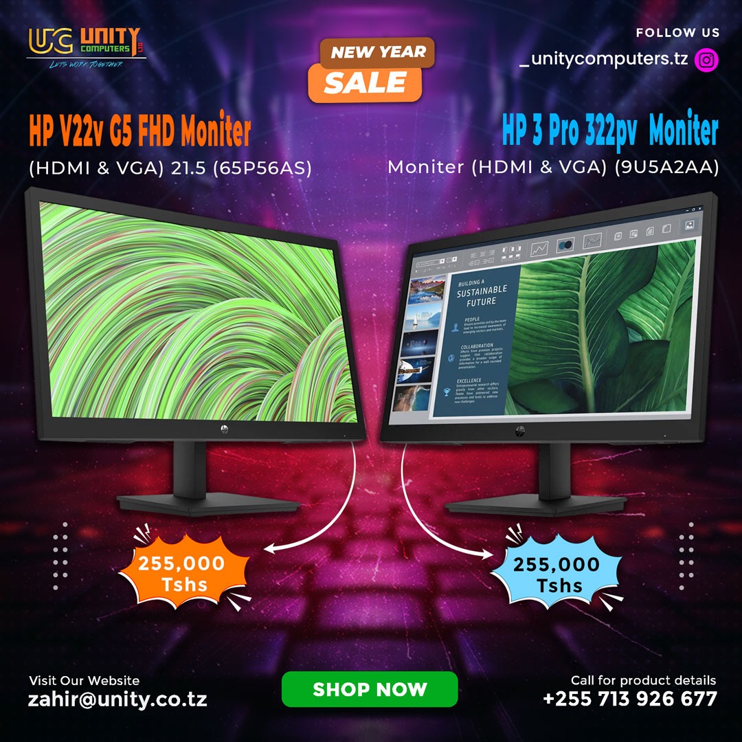 🖥️ HP MONITORS – NEW YEAR DEALS 🎉