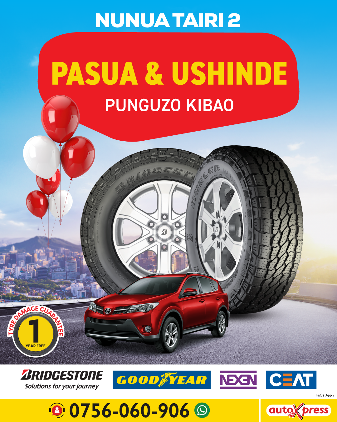 Nunua Tairi 2 – Pasua & Ushinde Promotion