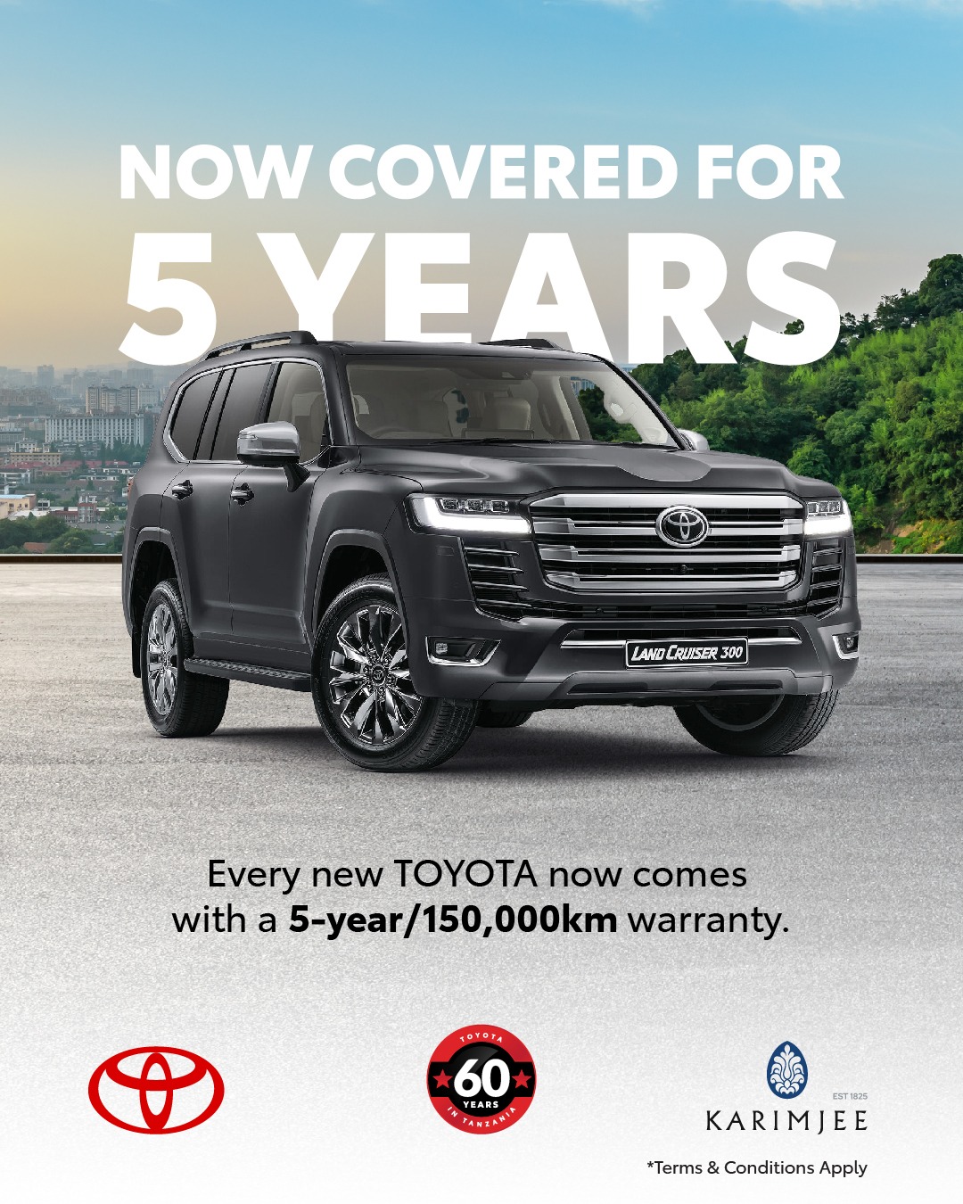 Toyota Warranty - Now Covered for 5 Years
