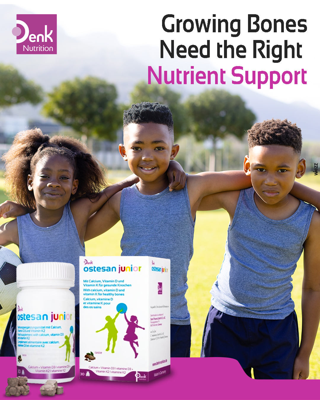 Growing Bones need the Nutrient Support