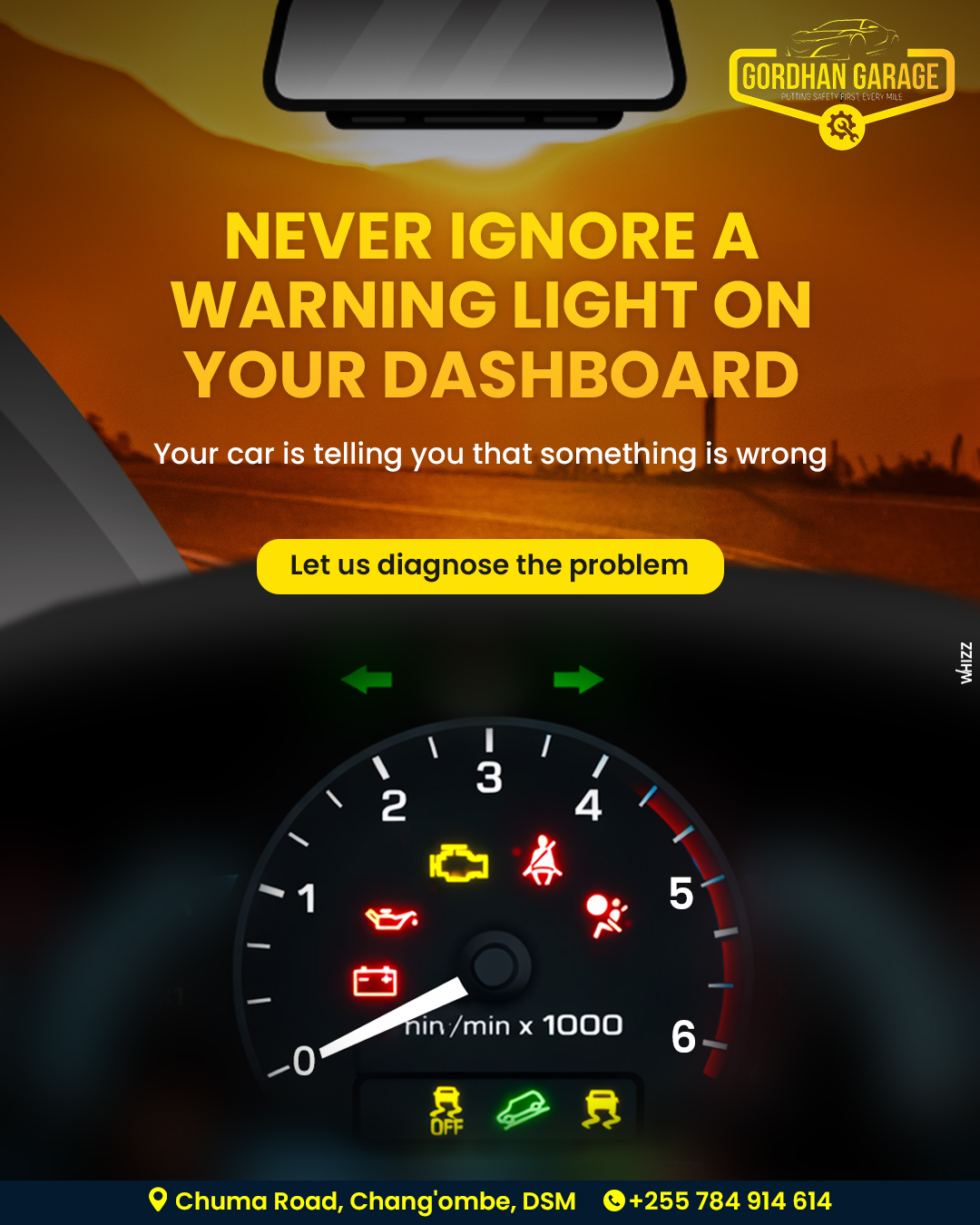 Dashboard warning light diagnostics