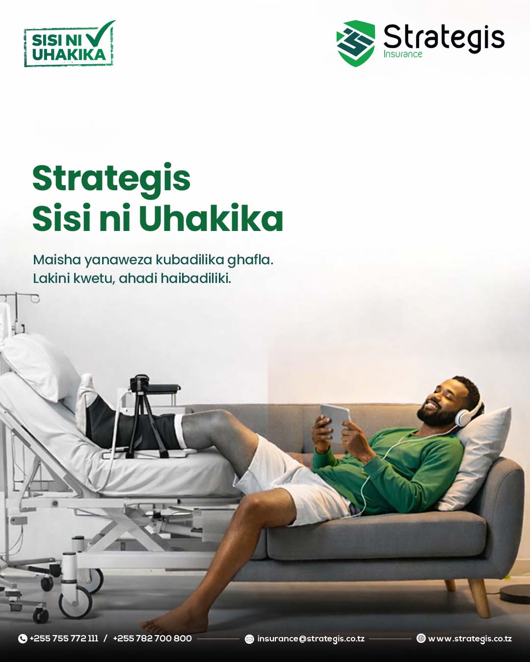 Strategis Insurance iko upande wako, kila hatua ya maisha.