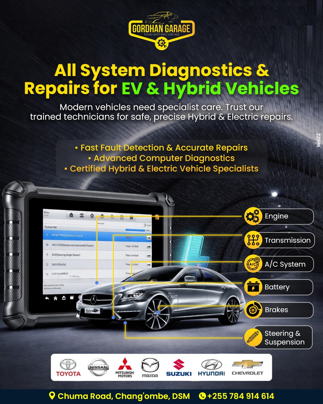 Gordhan Garage provides all-system diagnostics and repairs 