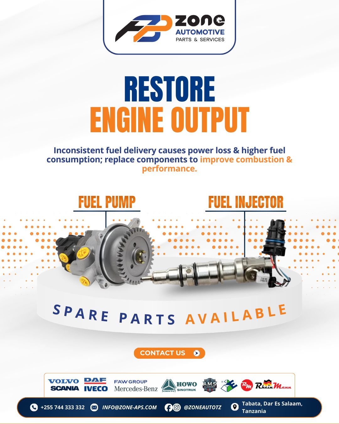 Restore your truck’s performance with reliable fuel system components.