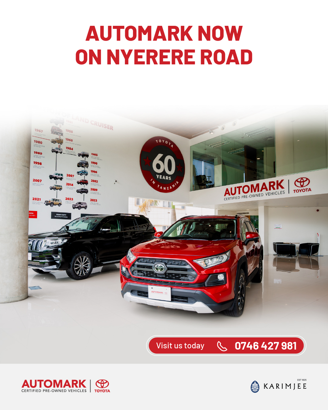 Now Open on Nyerere Road