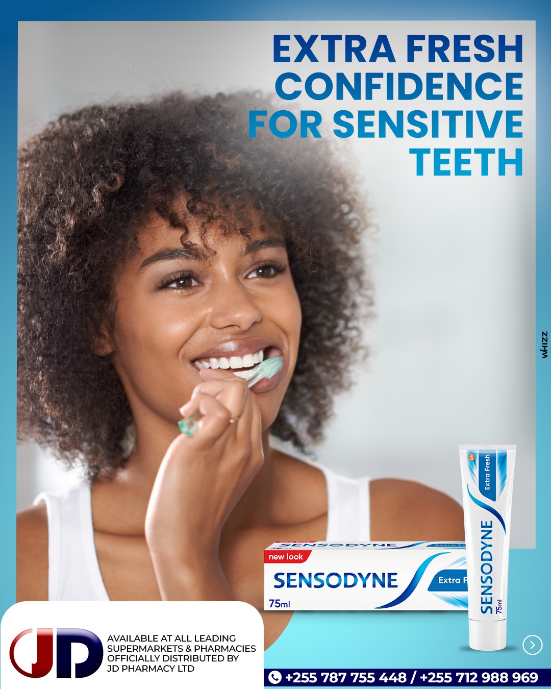 Extra fresh relief with Sensodyne