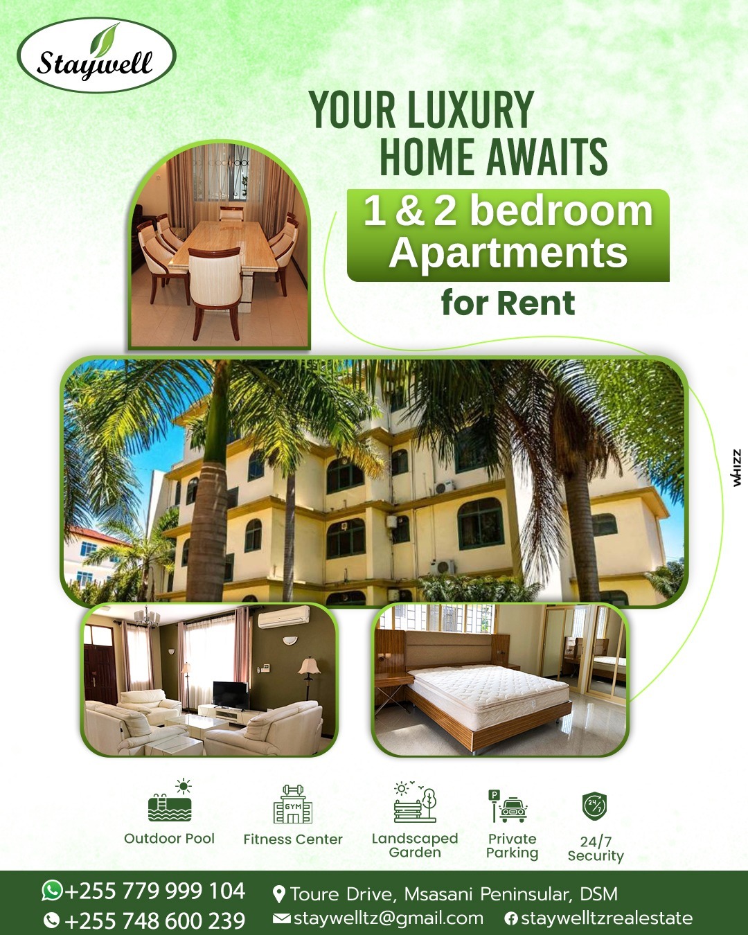 Apartments for rent in Msasani