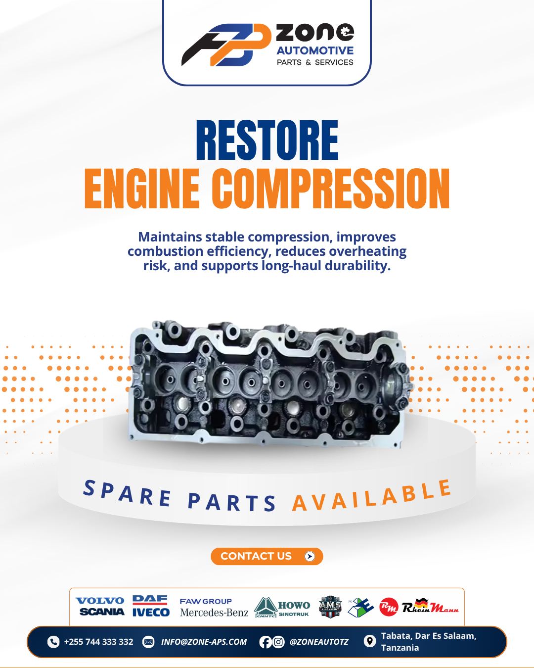 Restore your engine’s performance and keep it running 