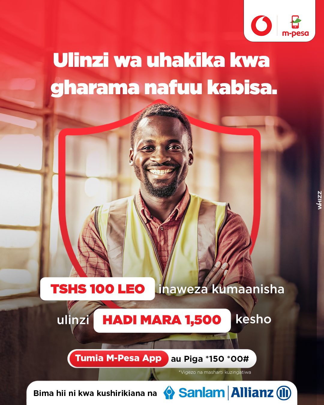 Furahia ulinzi wa bima ya maisha kwa  mchango