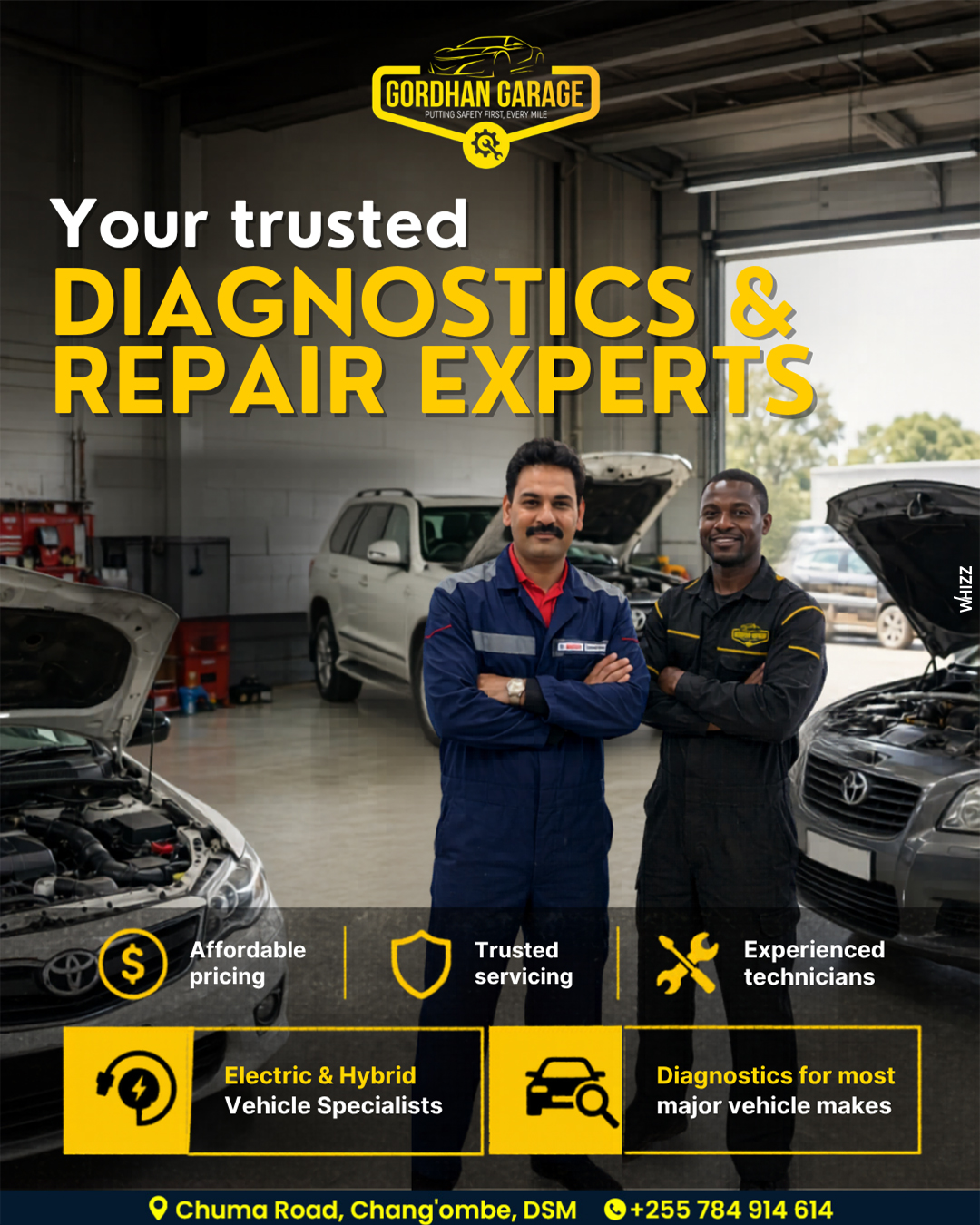 Advanced diagnostics, servicing & maintenance 