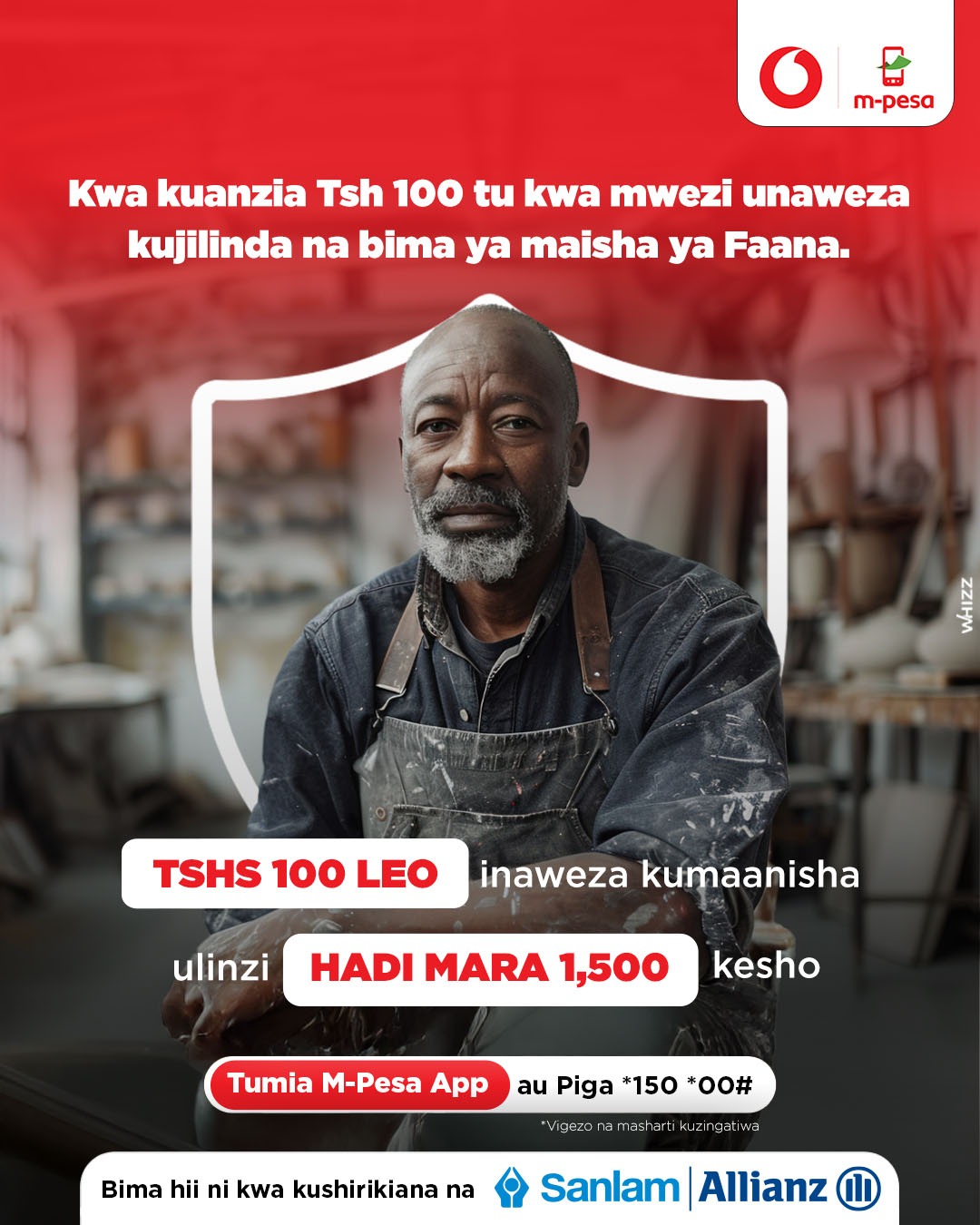 Lipa kidogo, linda maisha yako na  bima ya Faana.