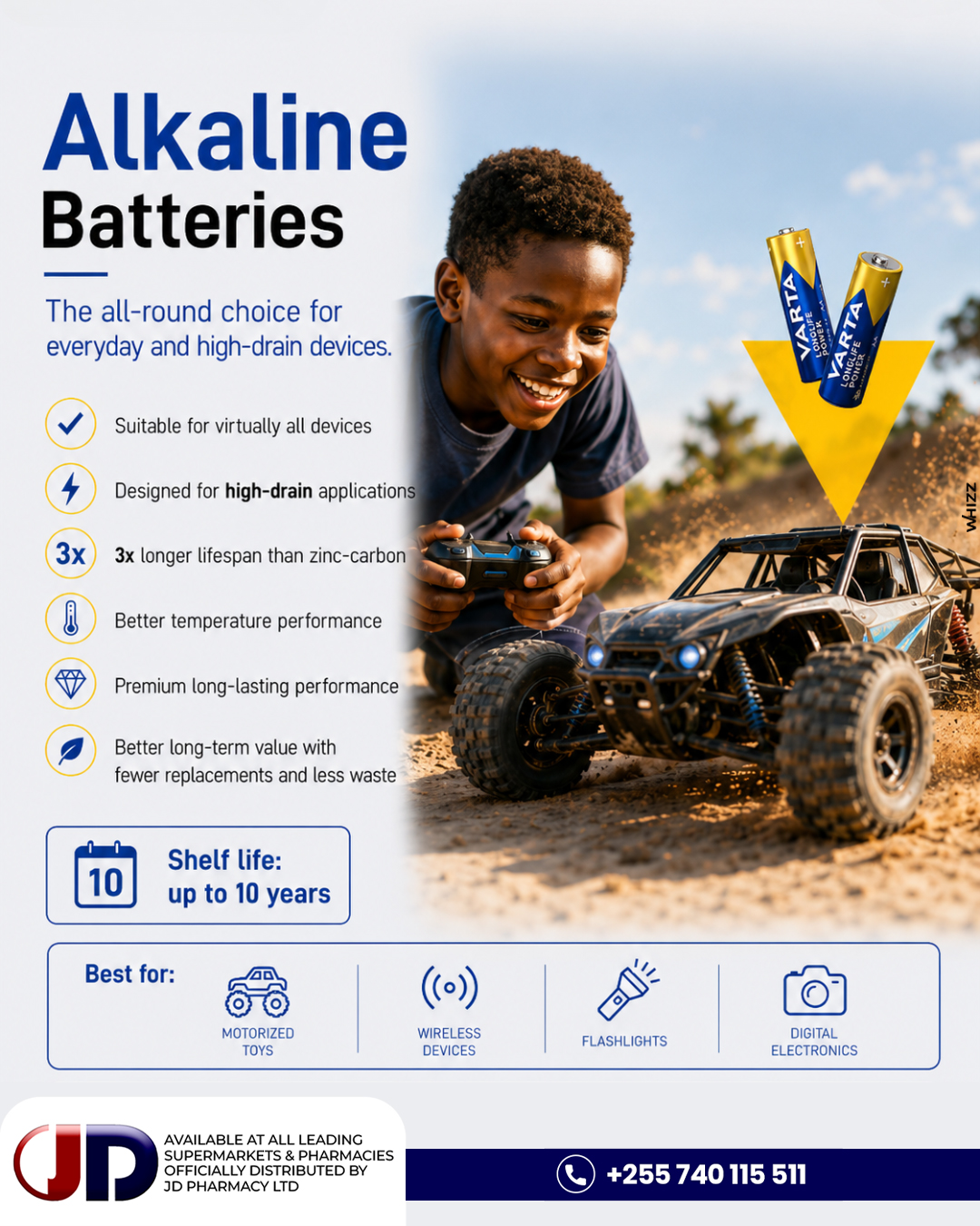 VARTA Alkaline batteries - long-lasting power