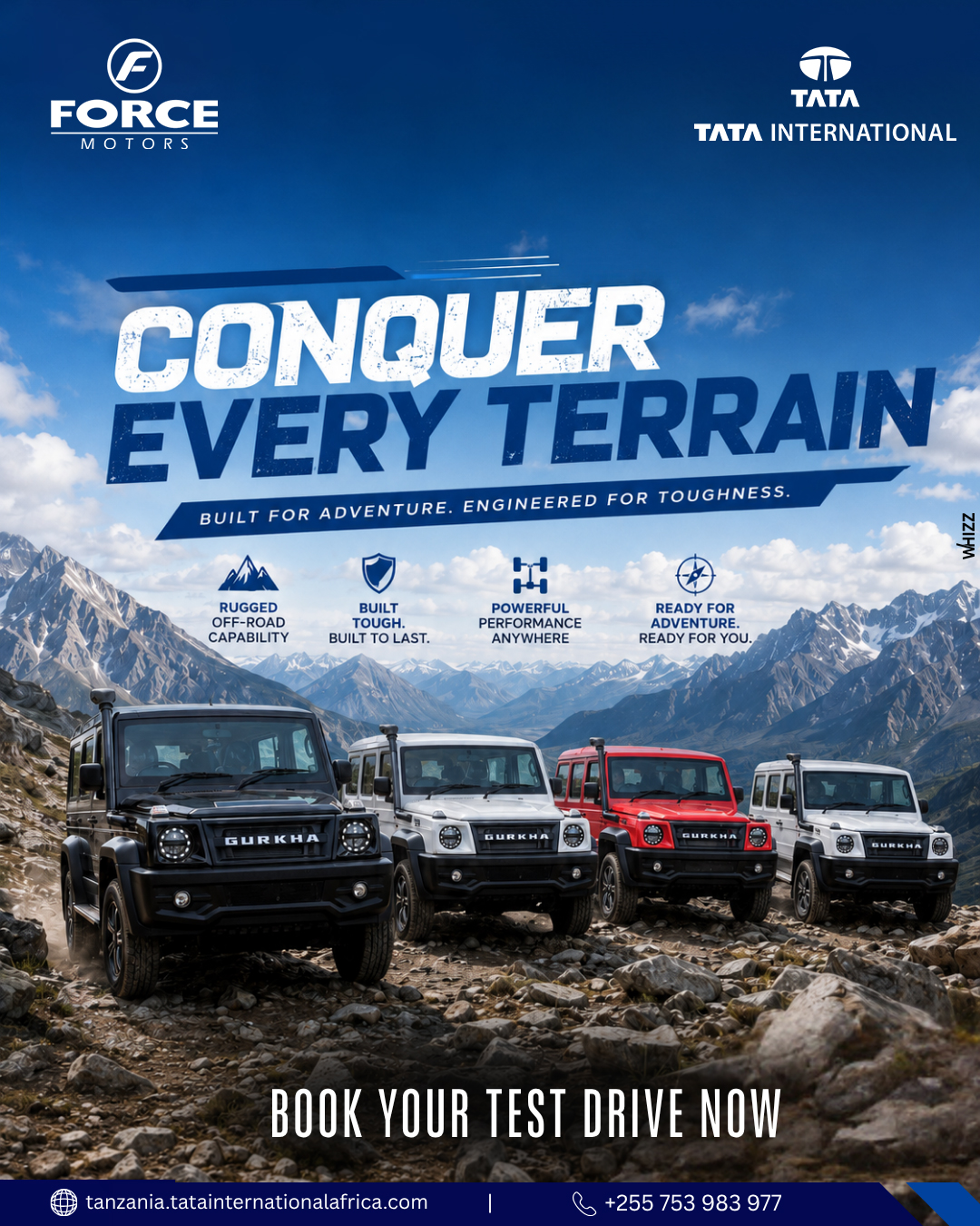 Gurkha - built for challenging terrain