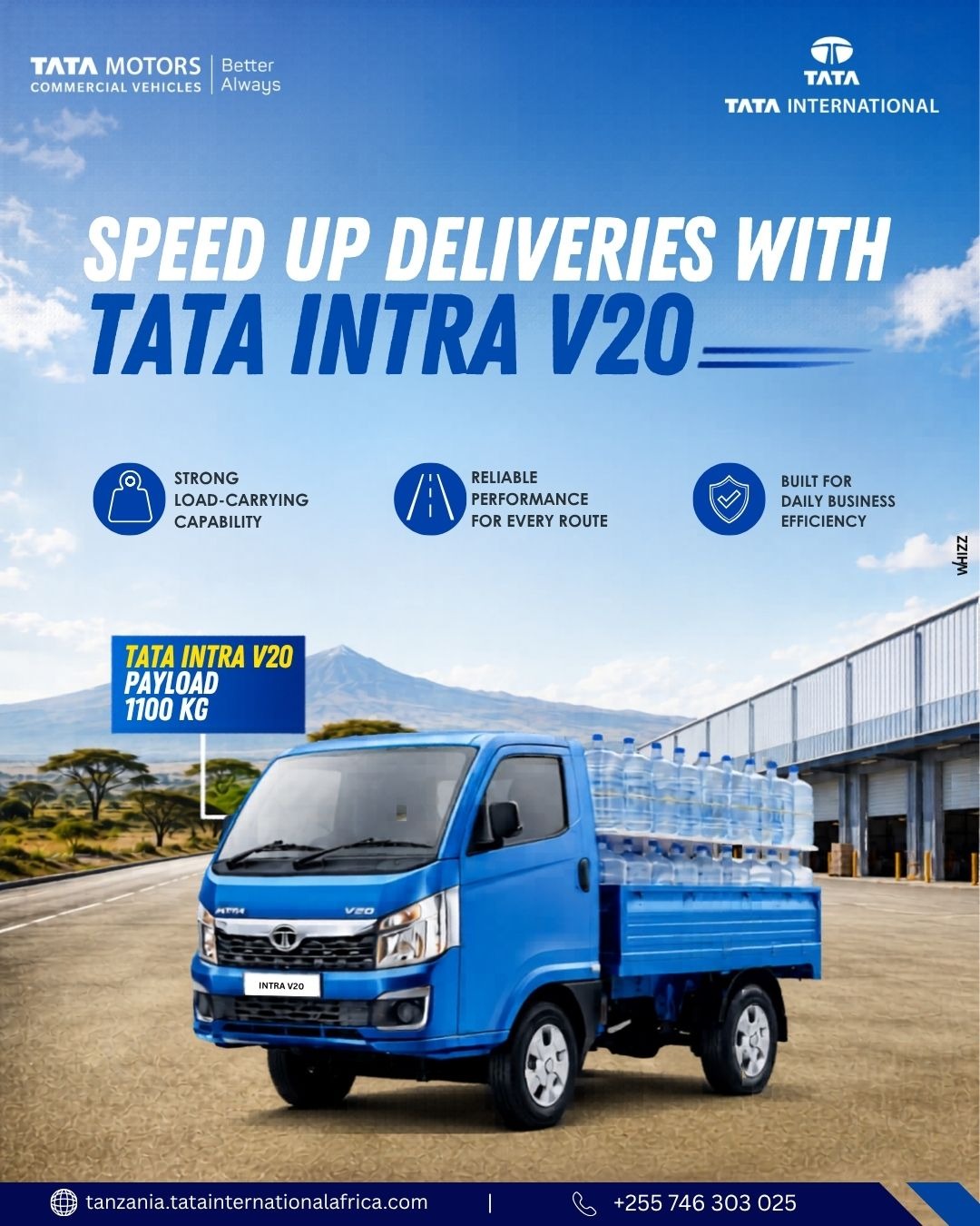 Speed up deliveries with Tata Intra V20