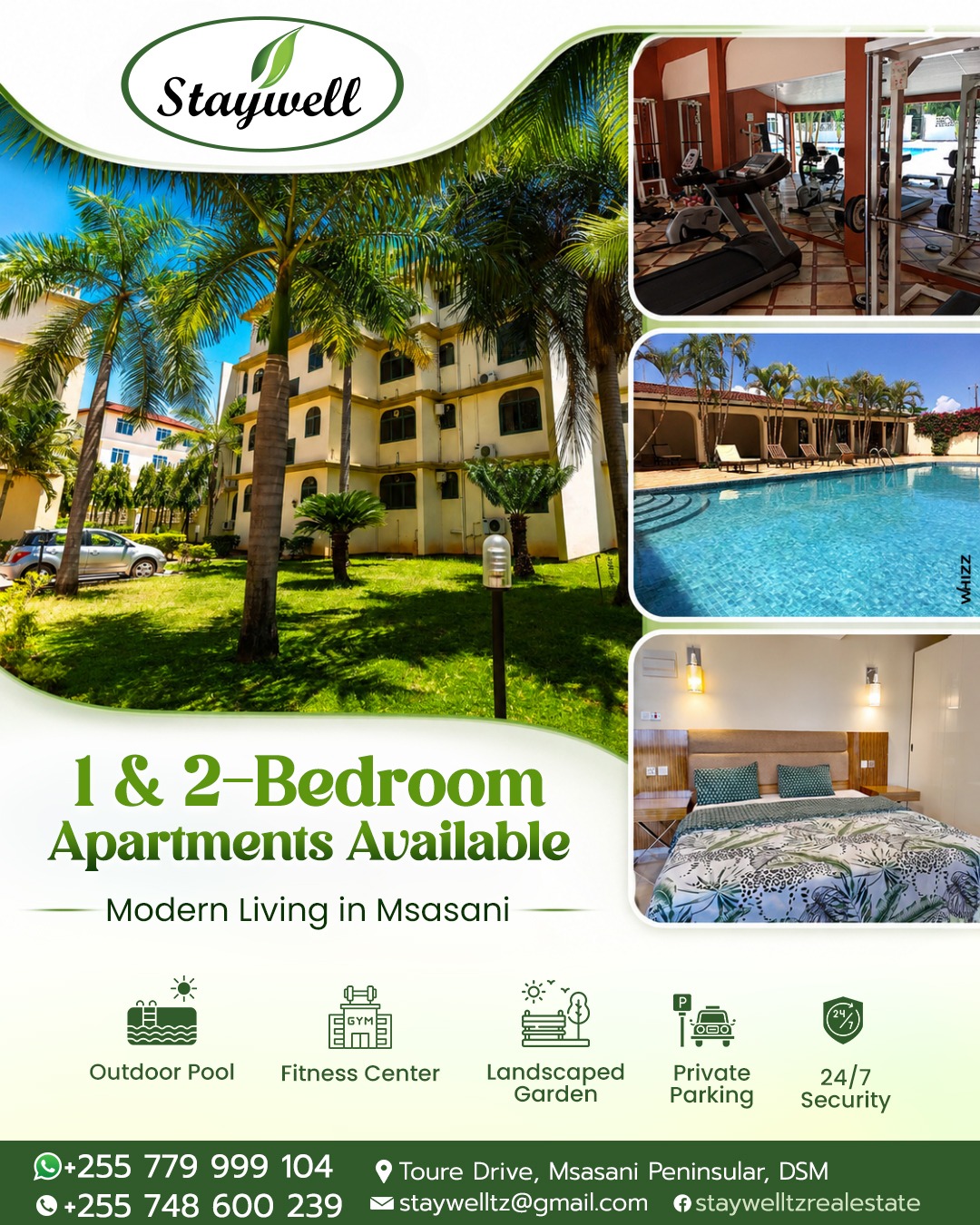 Modern 1 & 2-bedroom apartments
