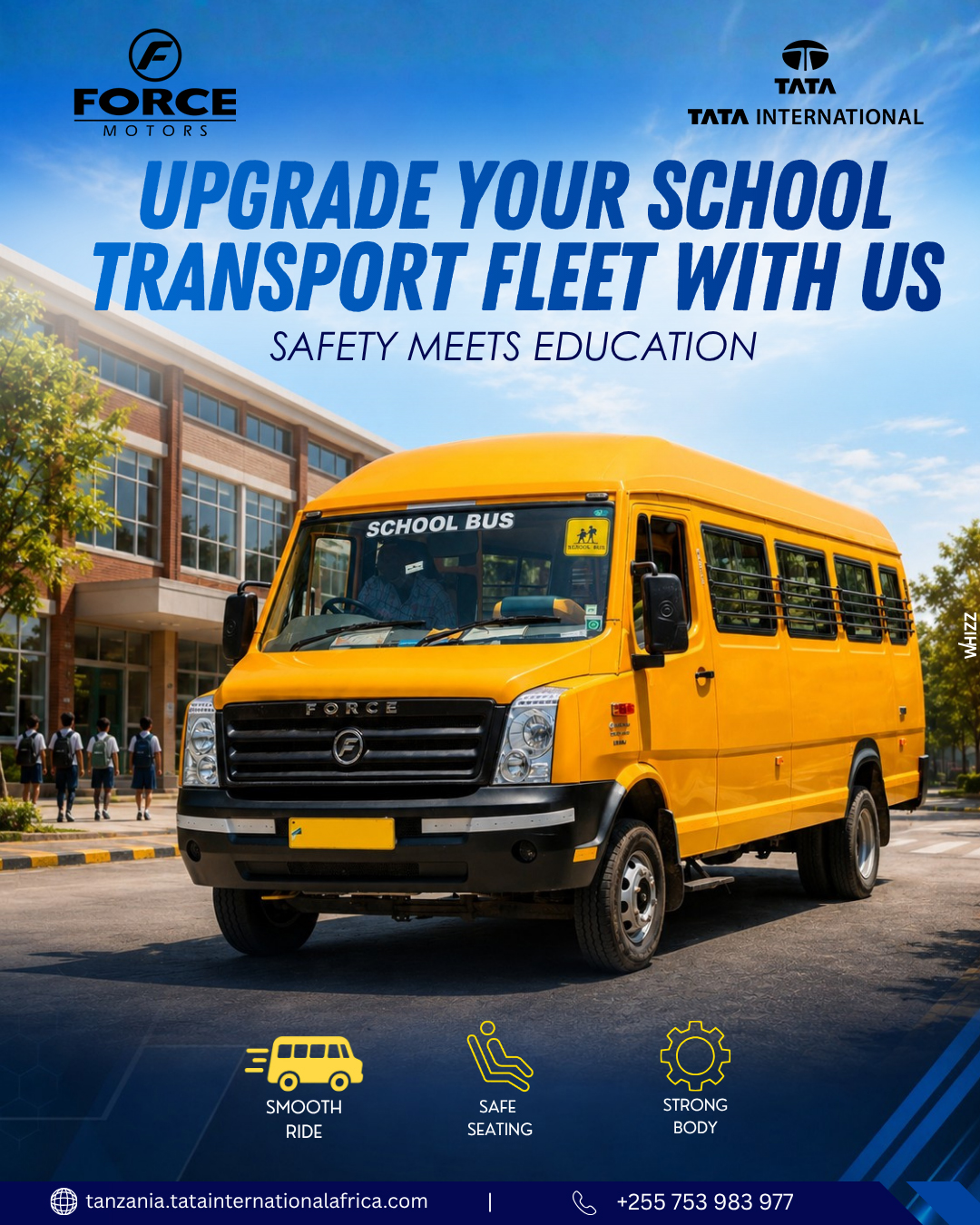 Upgrade your school transport fleet with us