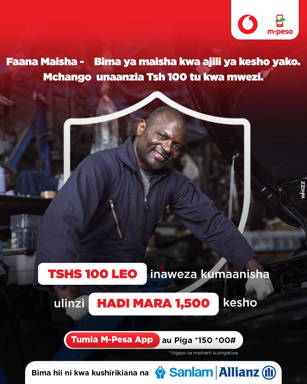 Linda Kesho Yako kwa Tsh 100 Tu kwa Mwezi