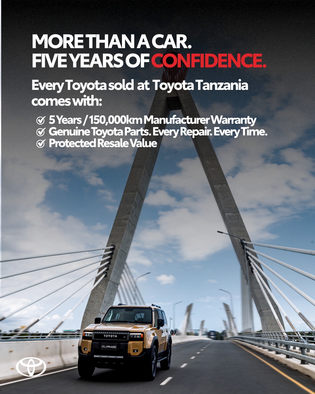 More than a car. Five years of confidence.