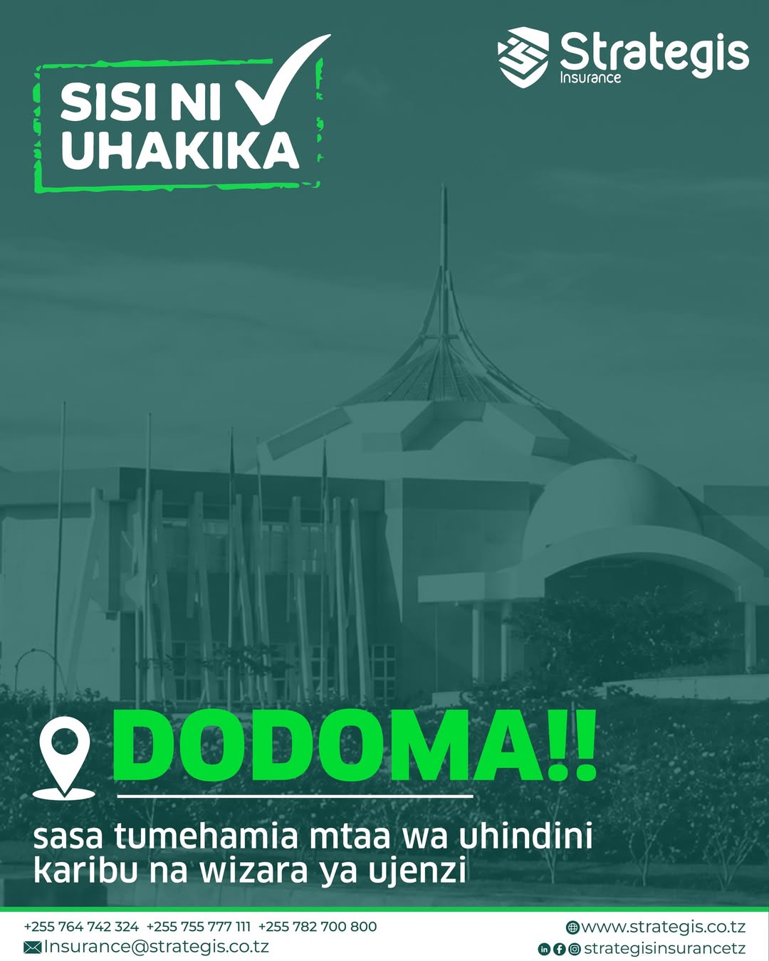 Strategis Insurance sasa ipo Dodoma