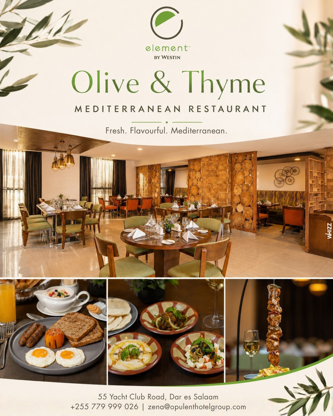 Enjoy Mediterranean flavours at Olive & Thyme