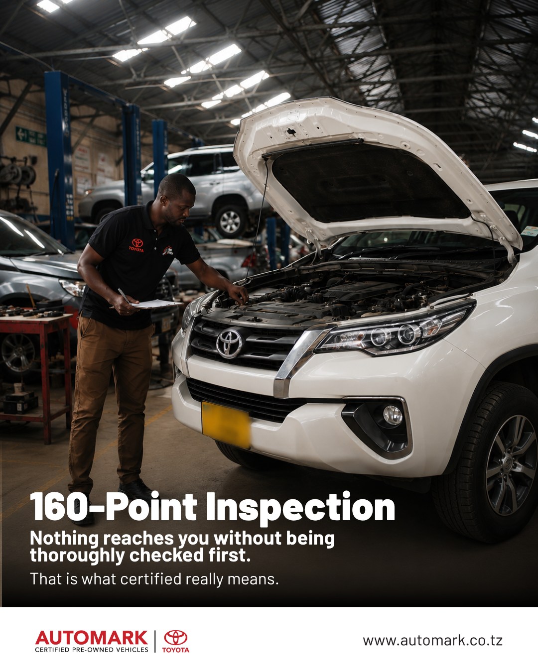 160-Point Inspection for your Toyota