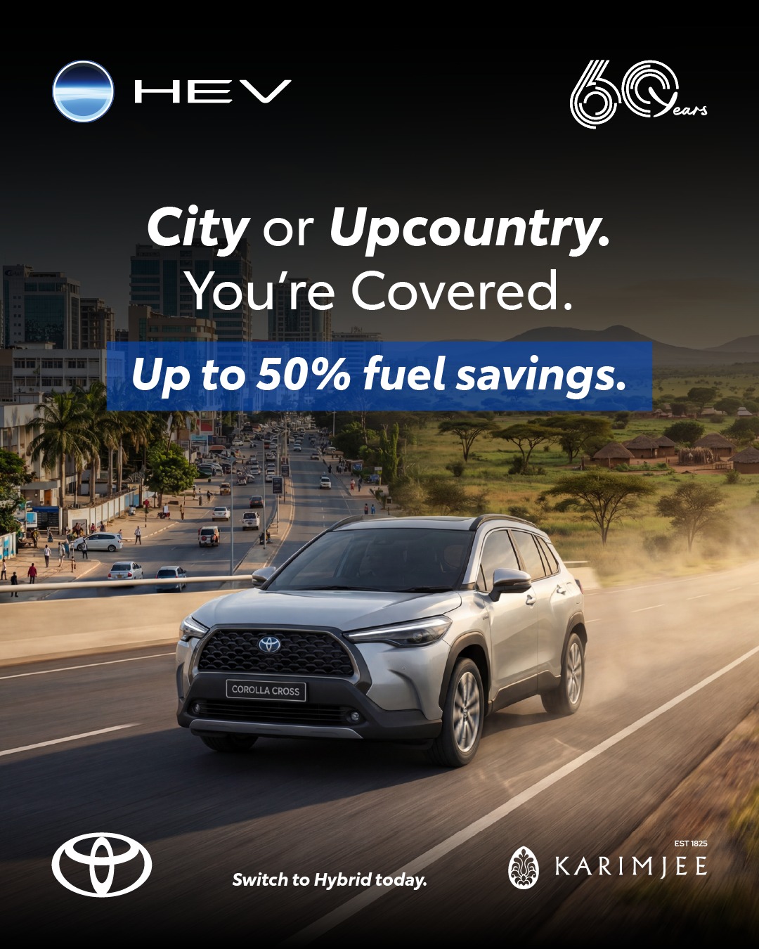 Go Further with the Toyota Corolla Cross Hybrid.