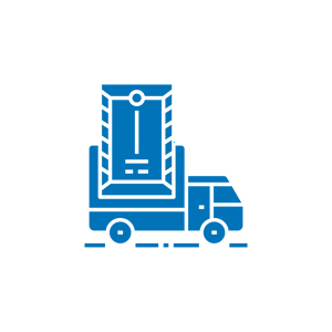 Rental trucks and construction