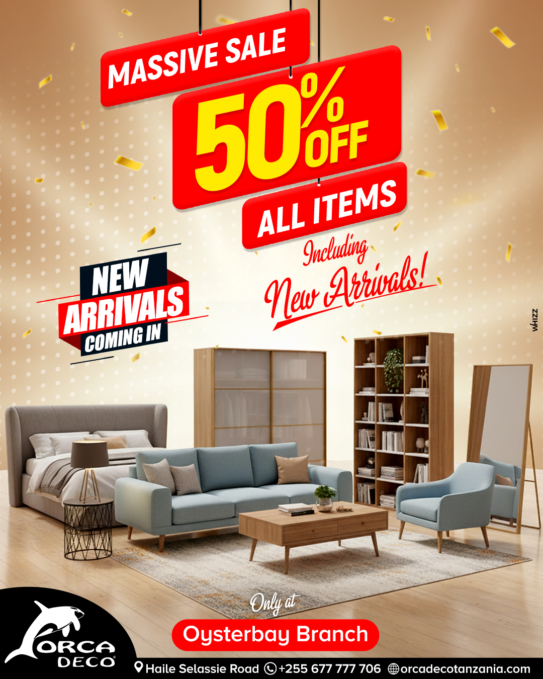 Massive 50% OFF Sale Everything!