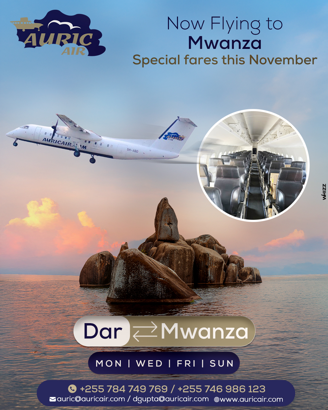 Now flying to Mwanza — special November fares