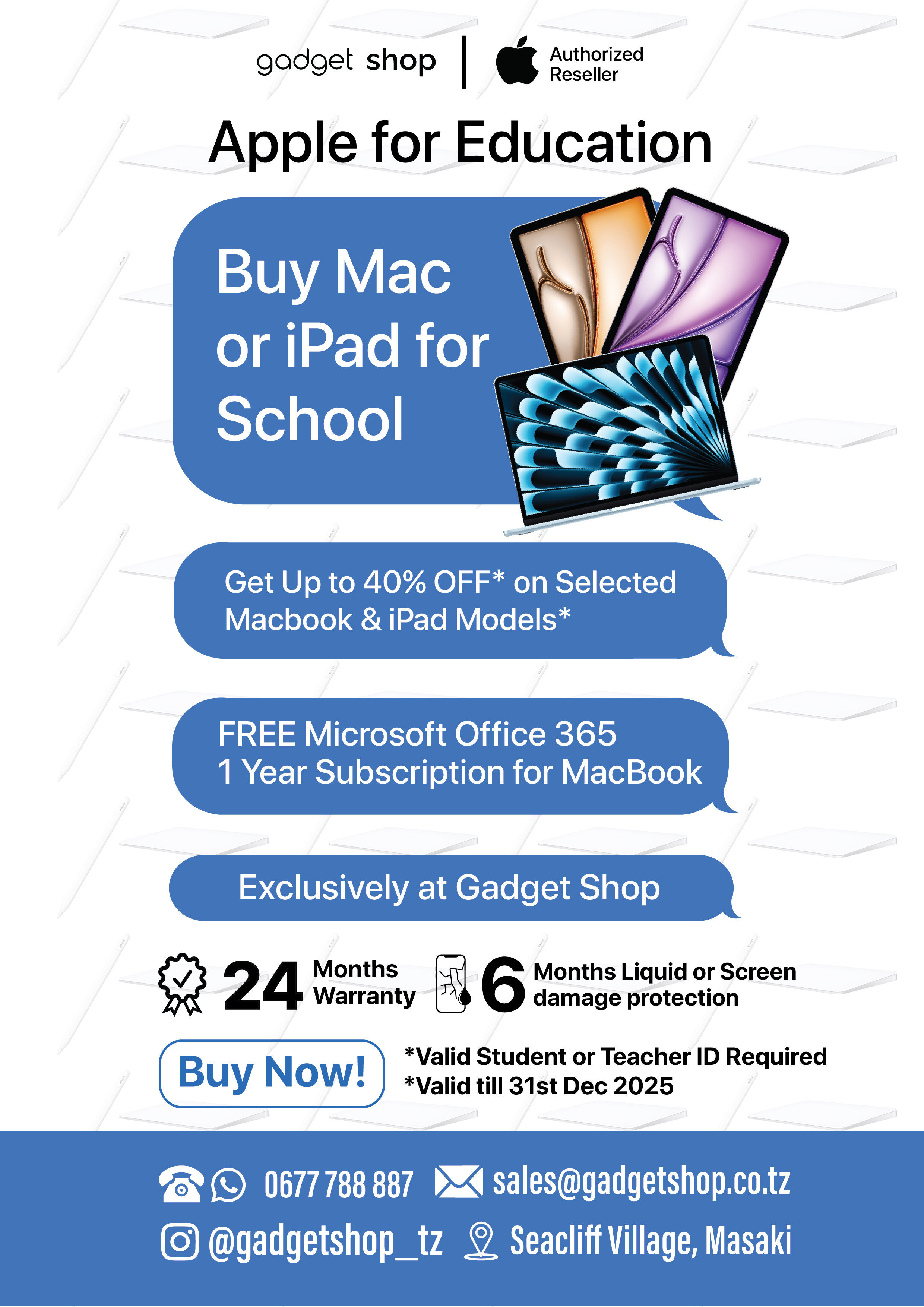 Apple for Education – MacBook & iPad Deals