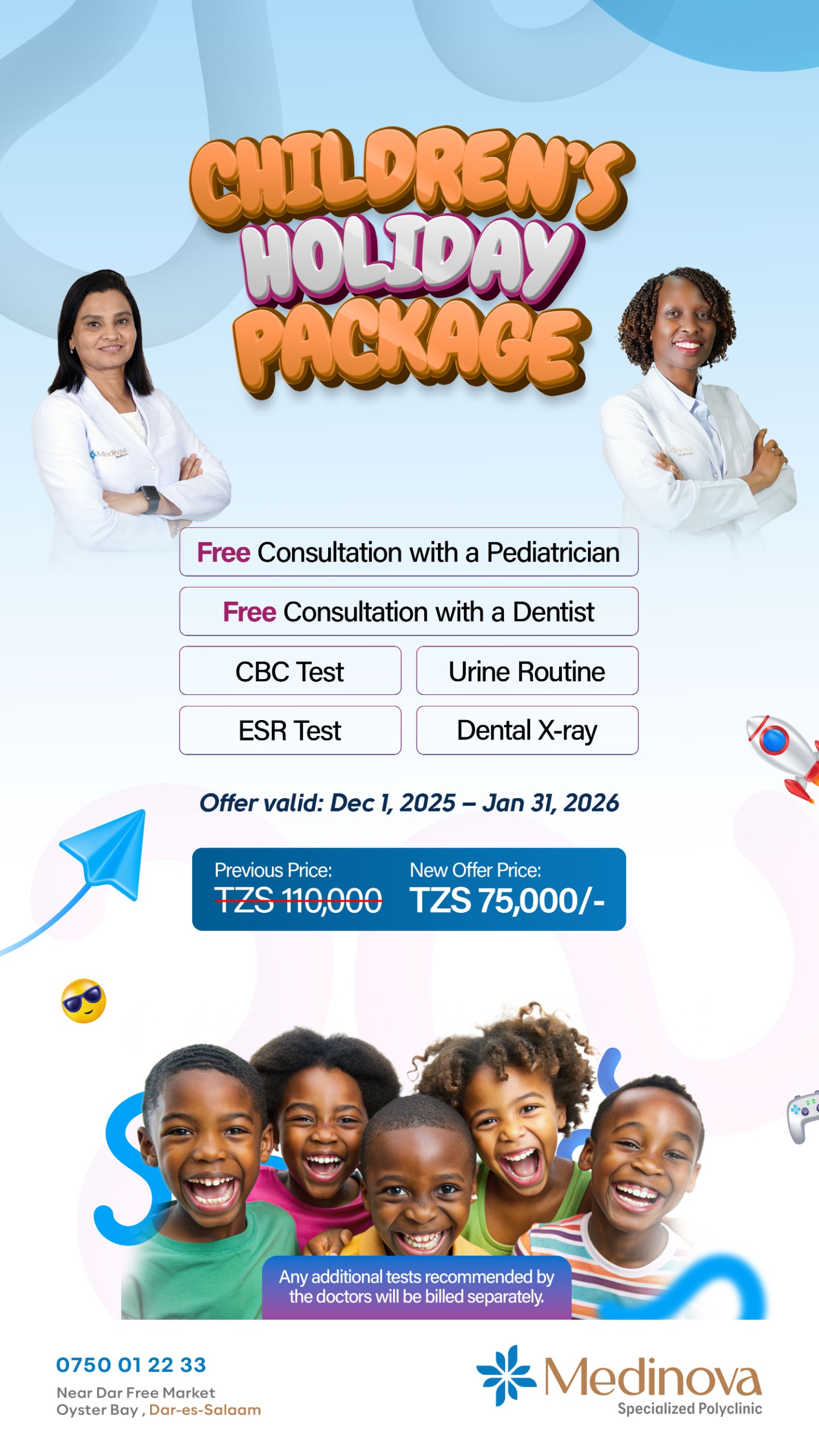 Children's Holiday Package