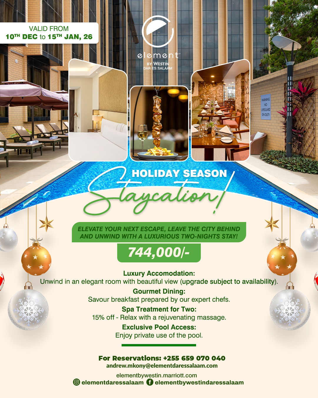 Holiday Season Staycation