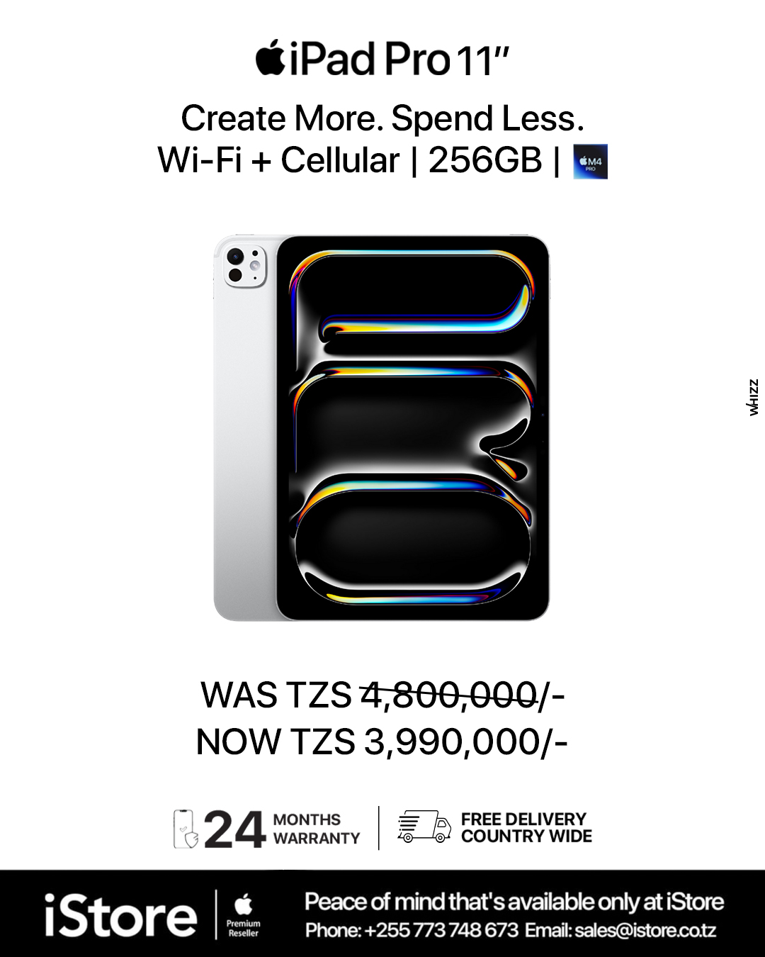 iPad Pro 11 - Create More, Spend Less.