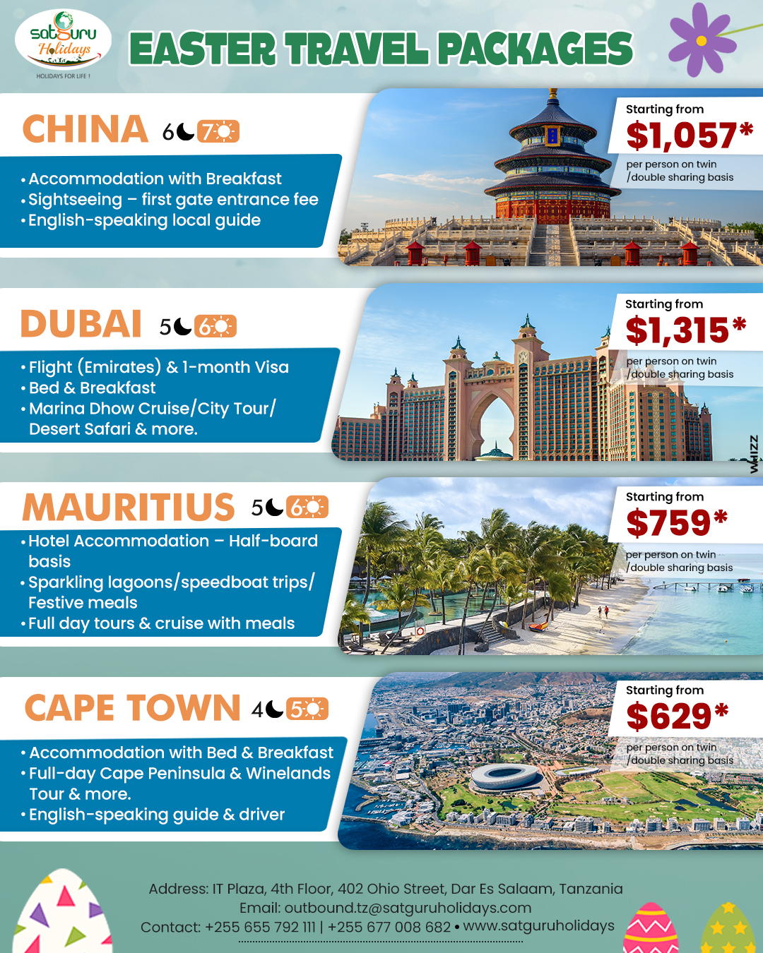 Book your Easter escape