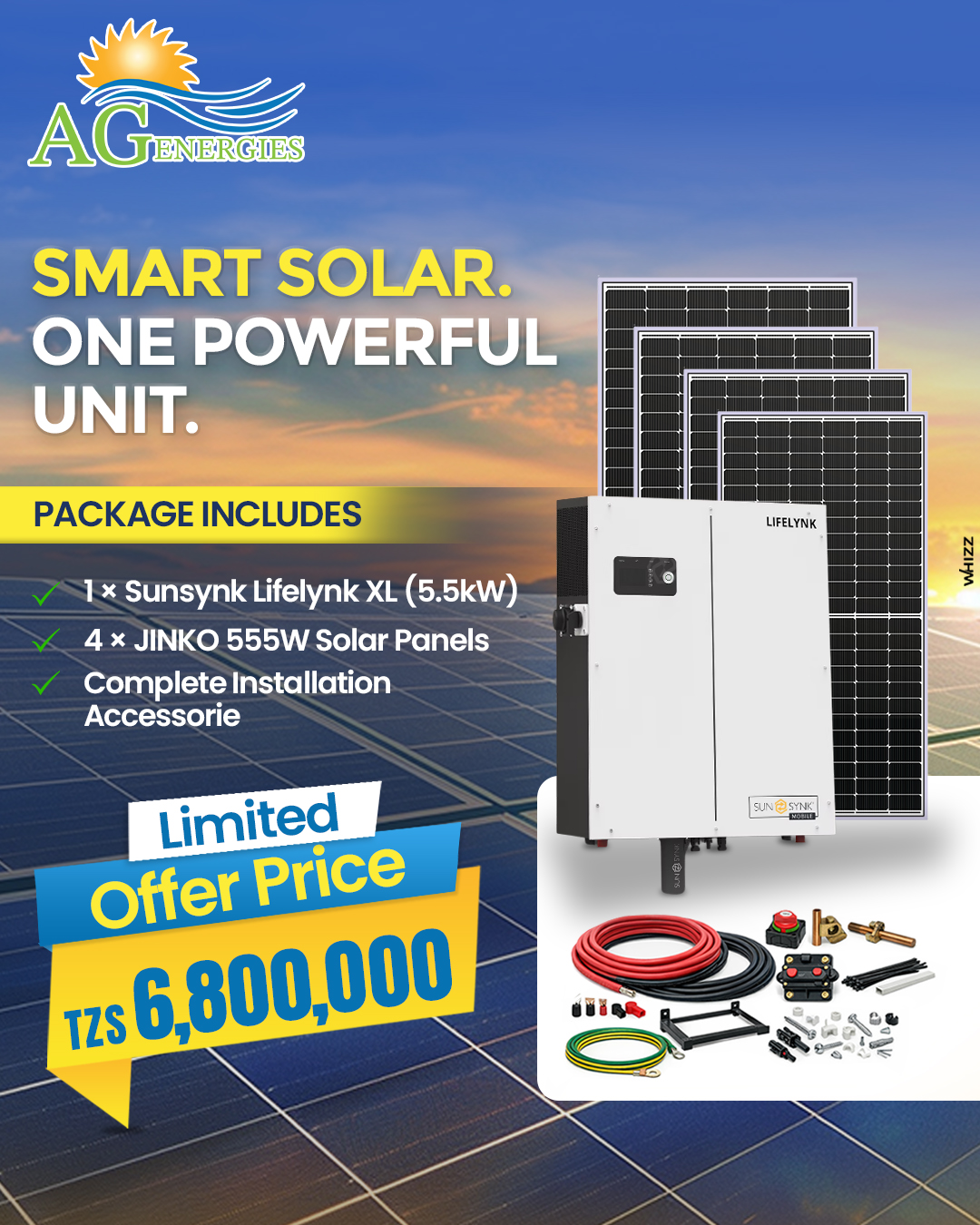 Sunsynk Lifelynk XL Offer