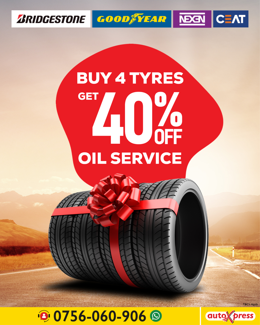 Tyre Offer – Buy 4 Tyres