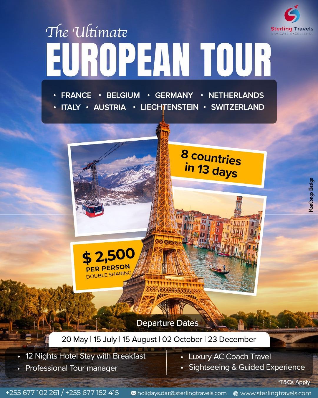 European Dream Adventure $2500