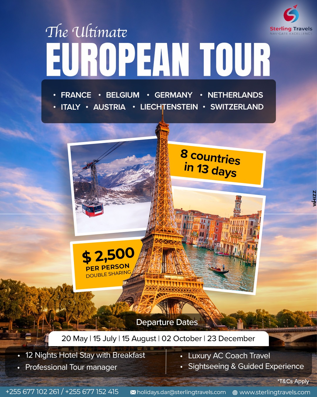 European Dream Adventure $2500