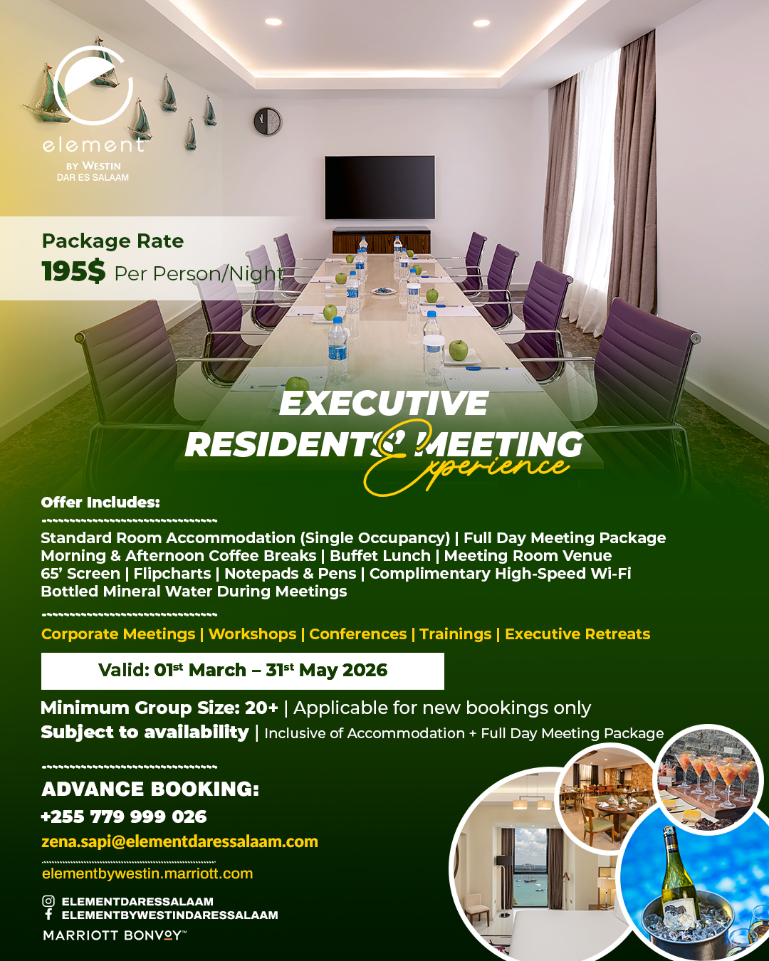 Book an executive meeting experience