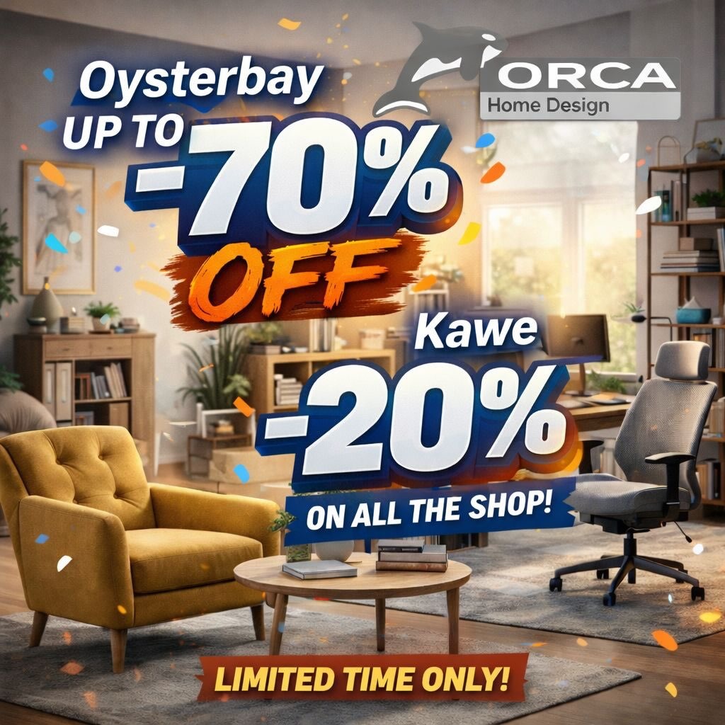 Upgrade your space with style and comfort with Orca Deco! 