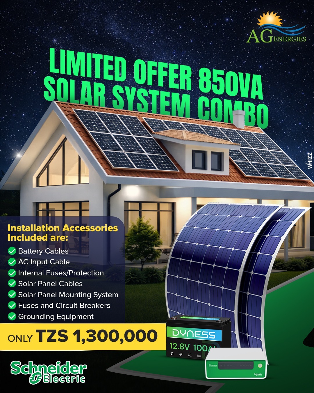 Solar System Combo - Only TZS 1,300,000
