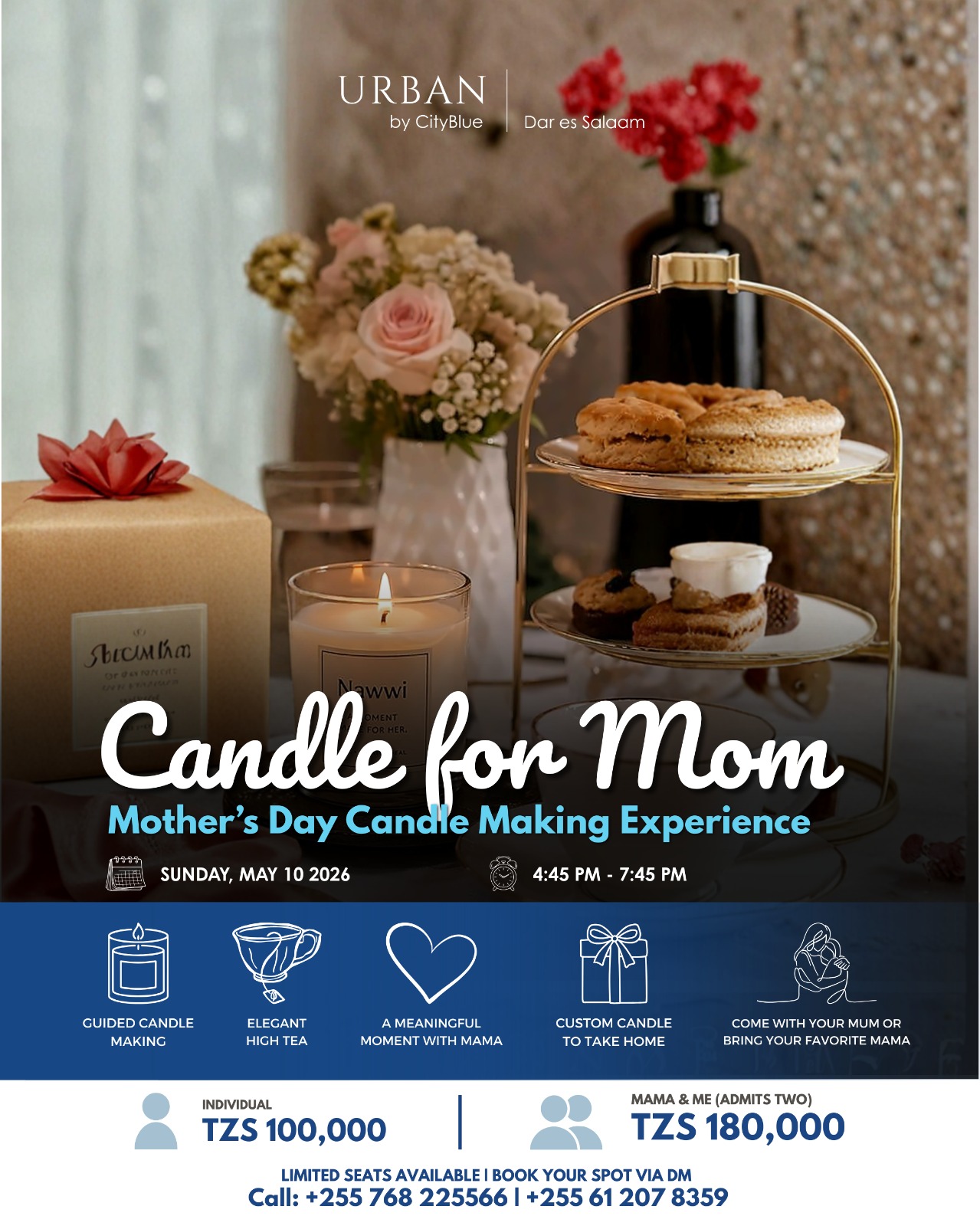 Mother's Day candle-making experience