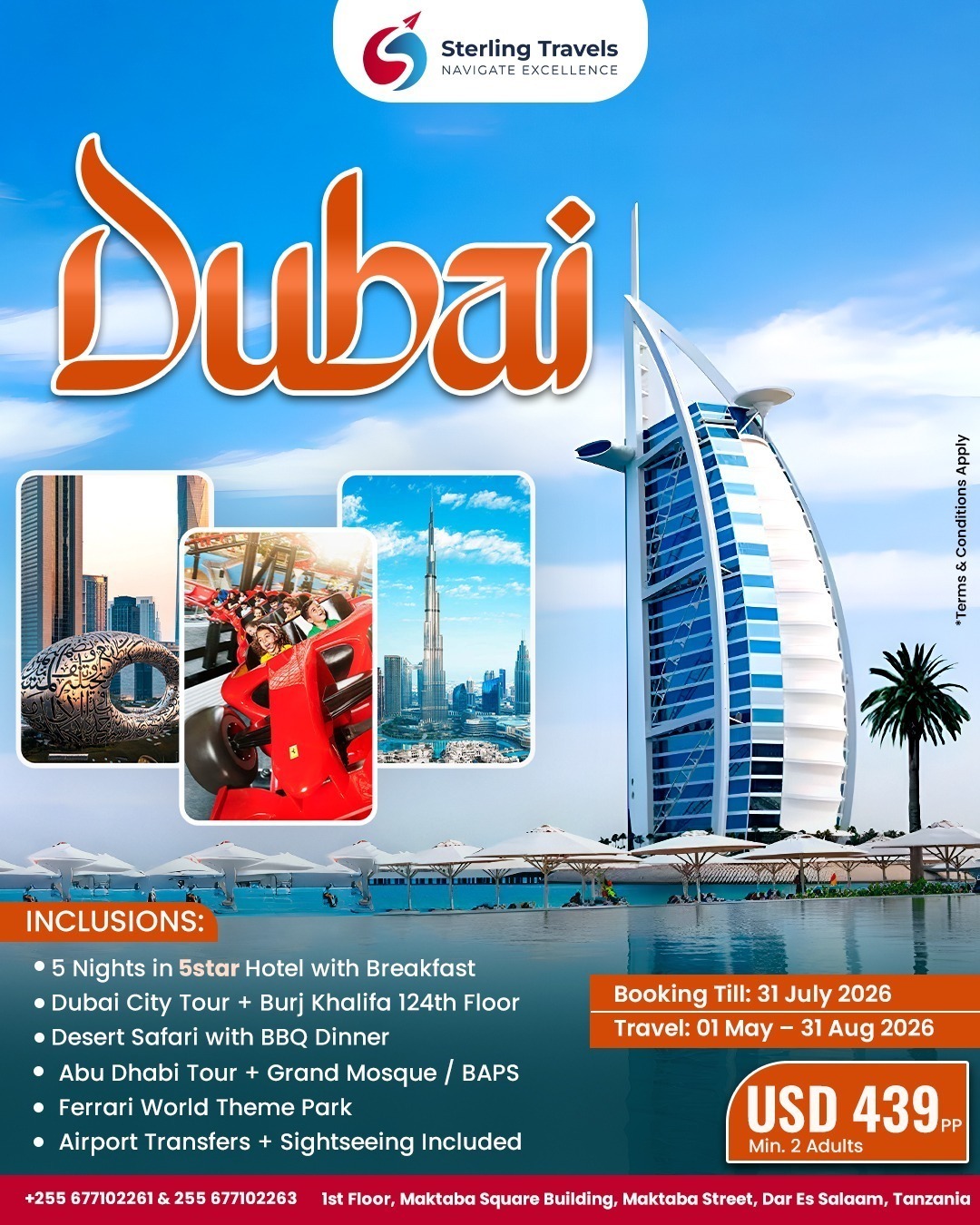 Have a memorable Dubai getaway!